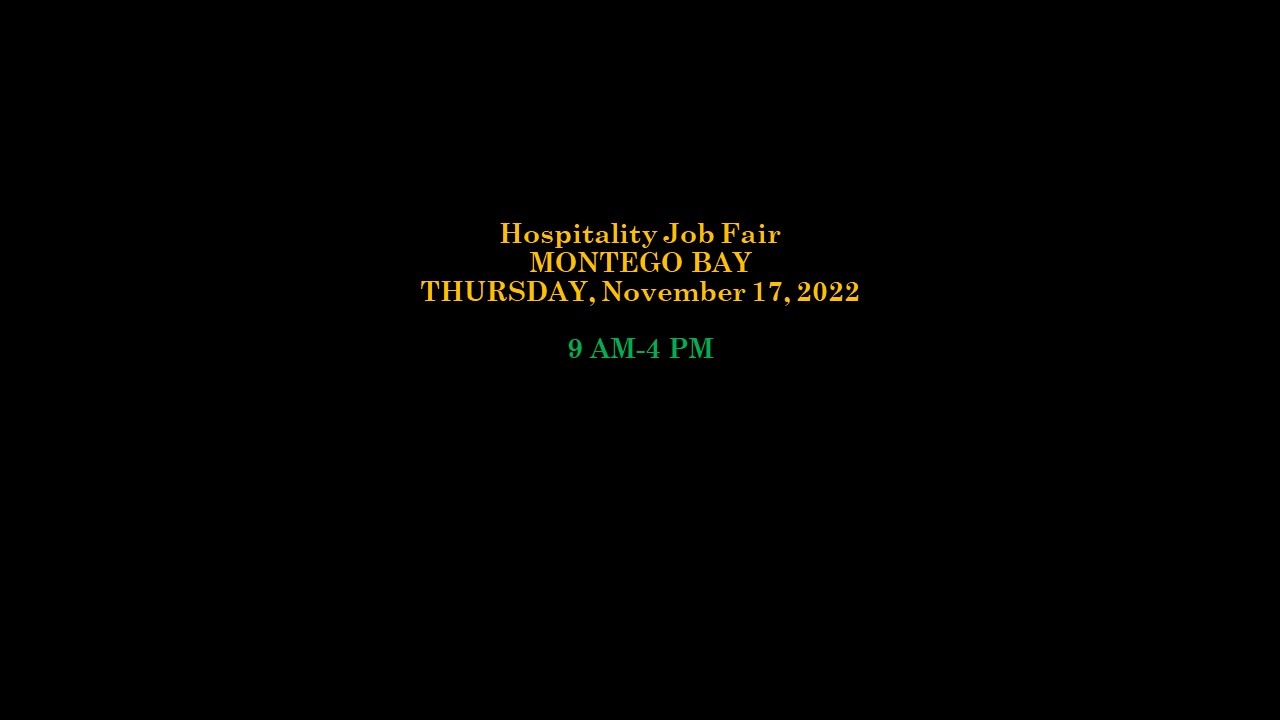 MONTEGO BAY JOB FAIR LMIS